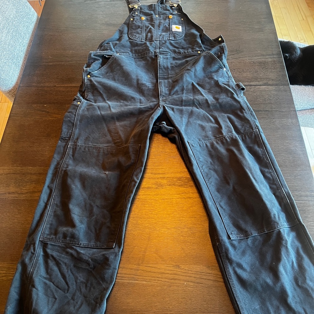 Vintage Black Men's Carhartt Overalls